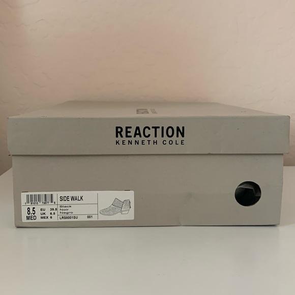 Black Suede Perforated Ankle Boot - Picture 2 of 5